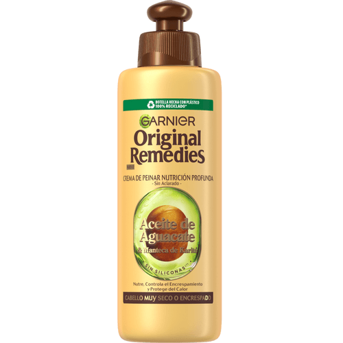 Luce un clean look perfecto mientras cuidas tu melena con esta crema de peinado de Garnier con aguacate y karité