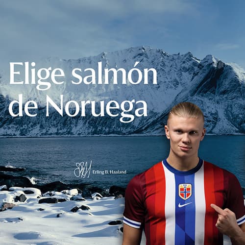 Salud, nutrición y origen destacan en la nueva campaña del deportista de elite Erling Haaland para Mar de Noruega