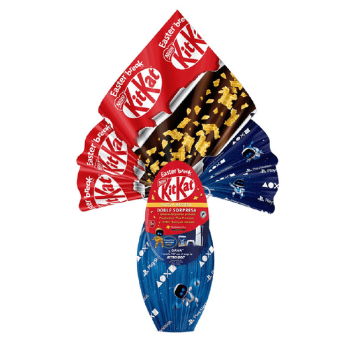 ¡Celebra esta Pascua con el nuevo Huevo de Chocolate KitKat PlayStation con doble sorpresa en su interior!