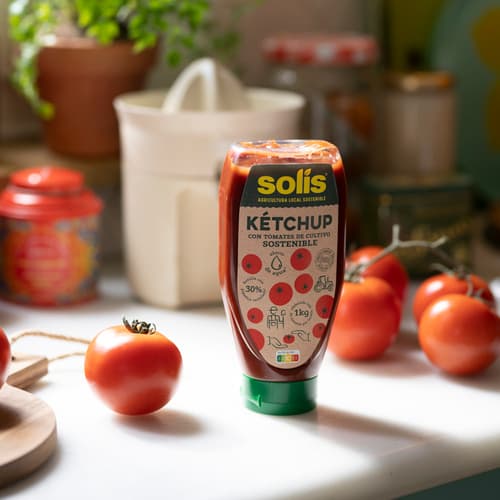Así es el nuevo kétchup de SOLÍS, hecho con tomates de cultivo local y sostenible
