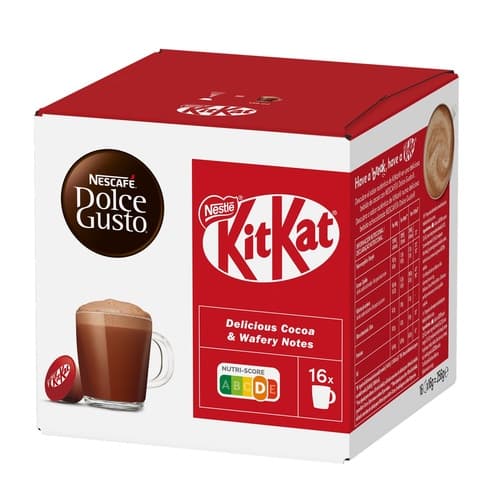 ¡Disfruta de la nueva experiencia de sabor de KitKat de una manera nueva: con Nescafé Dolce Gusto!