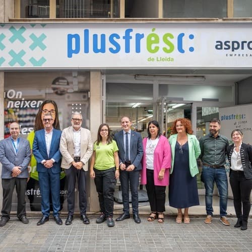 Plusfresc y Aspros Empresa inauguran el primer supermercado con una plantilla formada por profesionales con discapacidad