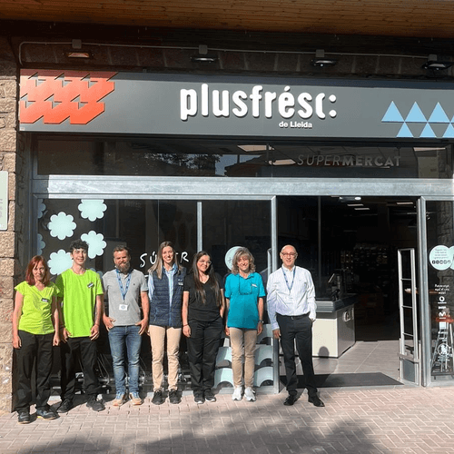 Plusfresc inaugura su primera tienda en Bellver de Cerdanya y en la provincia de Baixa Cerdanya