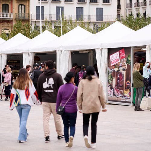 El próximo lunes, 6 de octubre, comienza la 10ª edición de la Semana del Producto Local con cifra récord de ‘stands’ de los últimos años en la feria de la Plaza del Castillo