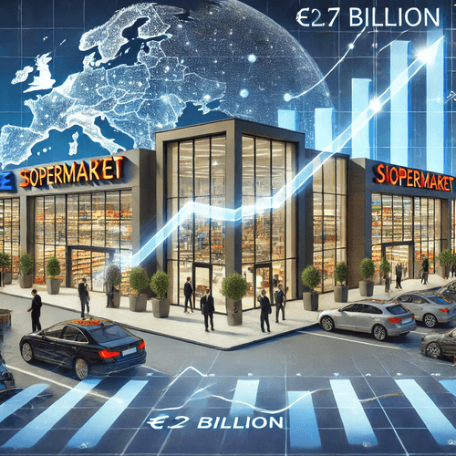 La inversión inmobiliaria en supermercados en Europa alcanza 2.700 millones de euros en la primera mitad del año