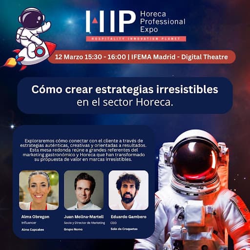 Solo de Croquetas lleva su innovación gastronómica a HIP 2025