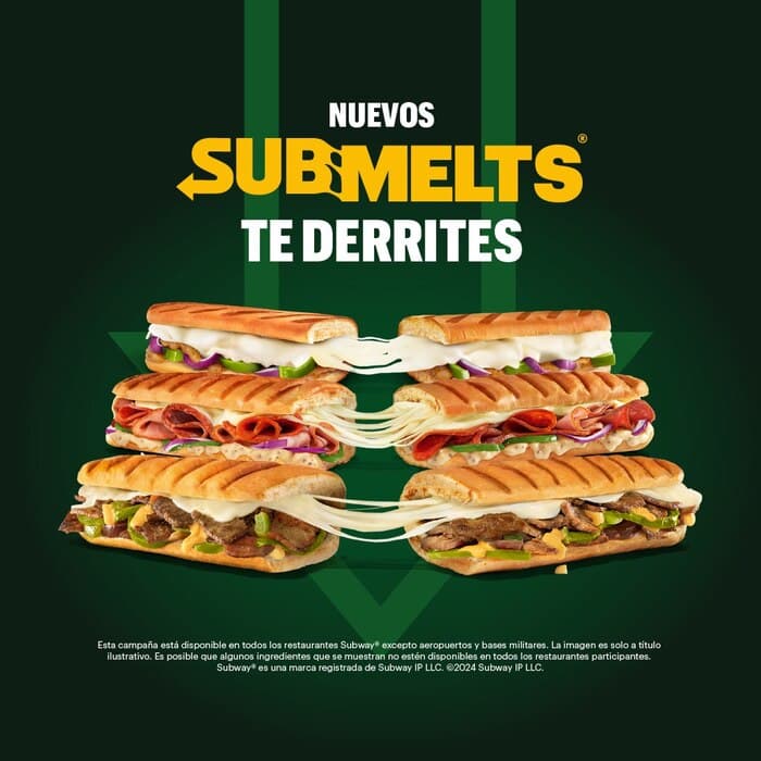 Subway® lanza SubMelts®, la nueva sensación que se fundirá en tu boca