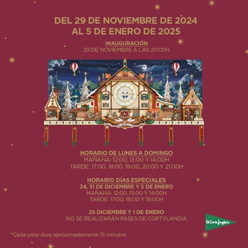 El Corte Inglés estrena “La ciudad del Tiempo”, el nuevo espectáculo de Cortylandia, en Preciados