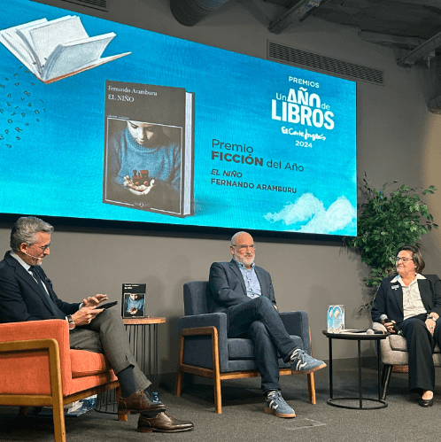 El Corte Inglés premia a Fernando Aramburu por “El niño” en su VII Edición de “Un año de libros”