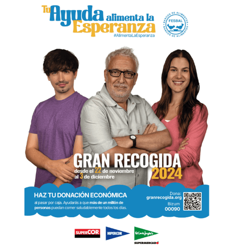 El Corte Inglés se suma a la Gran Recogida de Alimentos con donativos en tienda, web y app