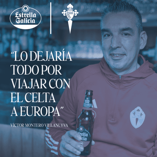 Estrella Galicia celebra la vuelta del Celta a competición europea con una campaña que trasciende al fútbol