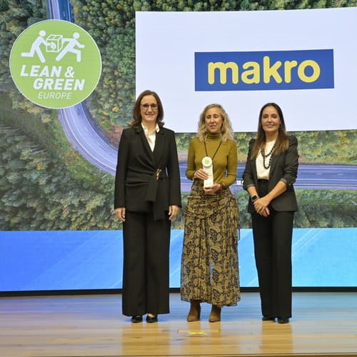 Makro recibe el premio Lean & Green por su compromiso con la logística sostenible