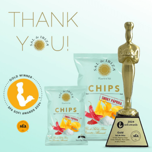 Frutos Secos Ibiza triunfa en los SFA Sofi Awards de Nueva York con sus Smoky Paprika Chips de SAL de IBIZA