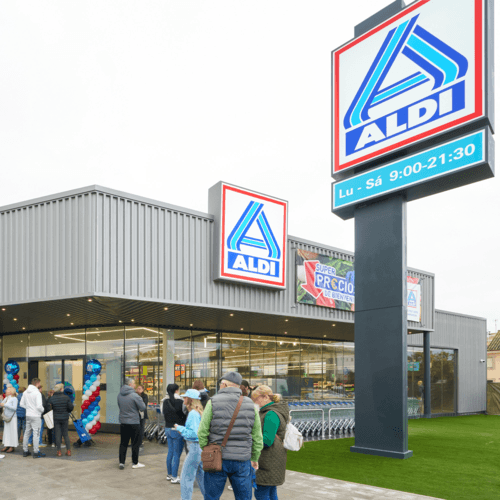 ALDI cierra 2025 con 496 supermercados en España y 7,8 millones de clientes