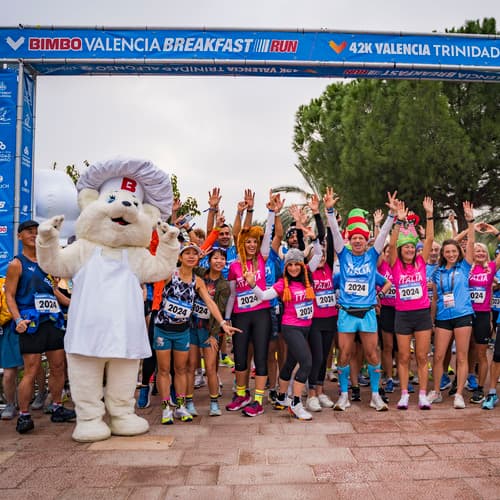 Grupo Bimbo impulsa el deporte y los hábitos saludables en la 4ª edición de la Bimbo Valencia Breakfast Run y ‘El Maratón al Cole’