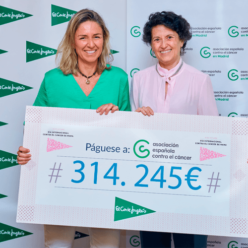 El Corte Inglés aporta 314.245 euros para financiar un proyecto de investigación en cáncer de mama