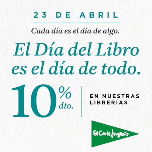 El Corte Inglés ofrece hoy un 10% de descuento en sus librerías para celebrar el Día del Libro