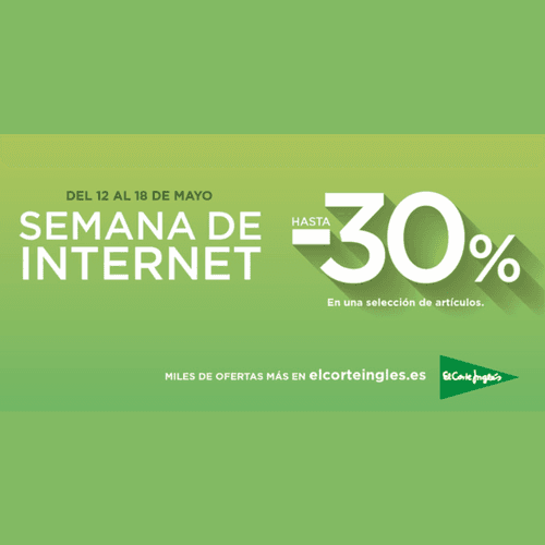 El Corte Inglés se une al Día Mundial de Internet con descuentos de hasta el 30%