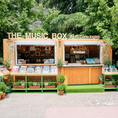 El Corte Inglés instala la pop-up The Music Box en el festival Noches del Botánico