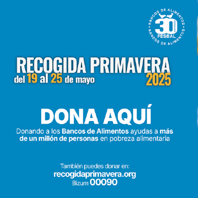 El Corte Inglés participa en la “Recogida Primavera 2025” en colaboración con los Bancos de Alimentos