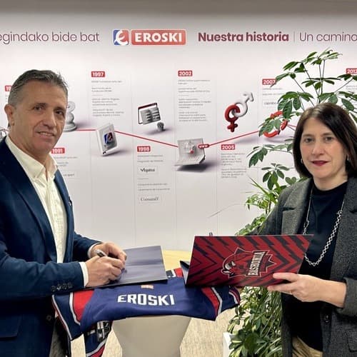 EROSKI y Kosner Baskonia renuevan su acuerdo de colaboración a favor de una vida activa y saludable