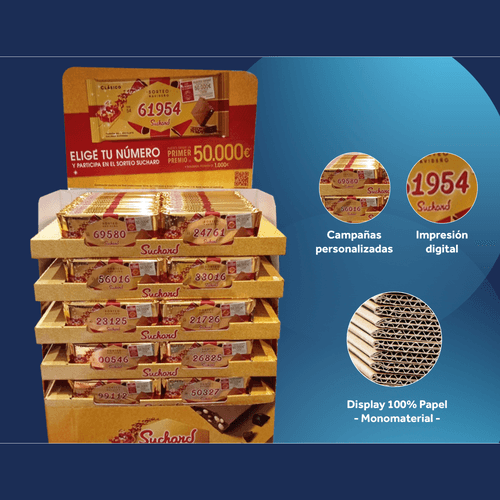 La Navidad de Suchard cobra forma en el punto de venta con el display de Smurfit Westrock que combina diseño, emoción y sostenibilidad