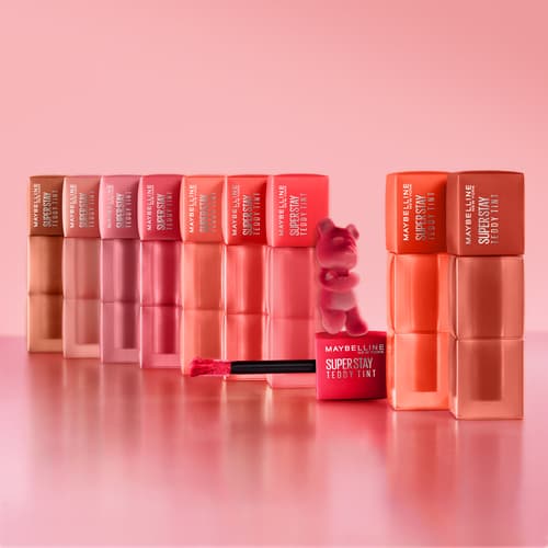 Labios difuminados con Teddy Tint de Maybelline NY por menos de 9€