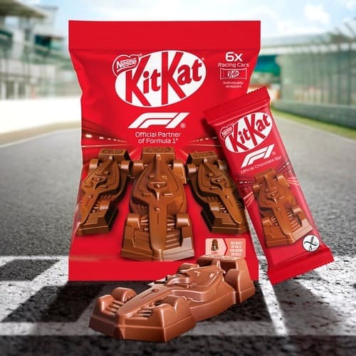 KitKat calienta motores en España como el chocolate oficial de Fórmula 1