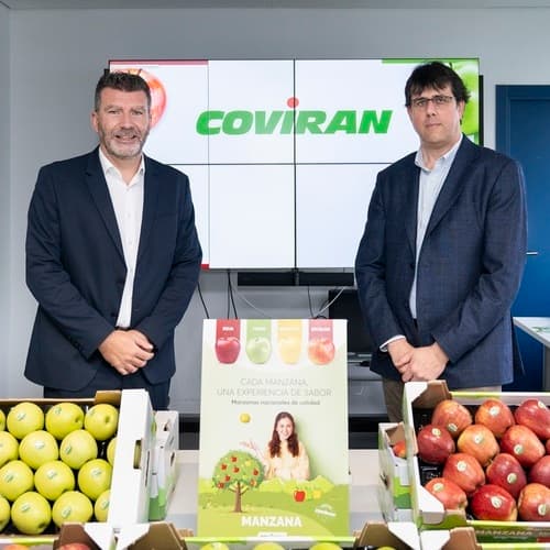 Covirán impulsa la fruta de proximidad con el lanzamiento de sus manzanas Covirán