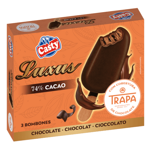 Trapa celebra su 135 aniversario aliándose con Helados Casty para lanzar un nuevo bombón helado de chocolate