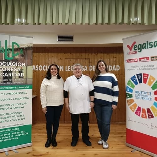 Vegalsa-Eroski refuerza su compromiso con León de la mano de la Asociación Leonesa de Caridad