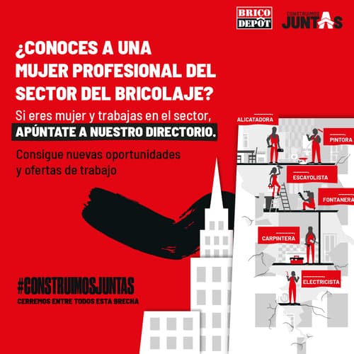 Brico Depôt impulsa el mayor directorio de mujeres profesionales de la construcción en España y abre nuevas inscripciones