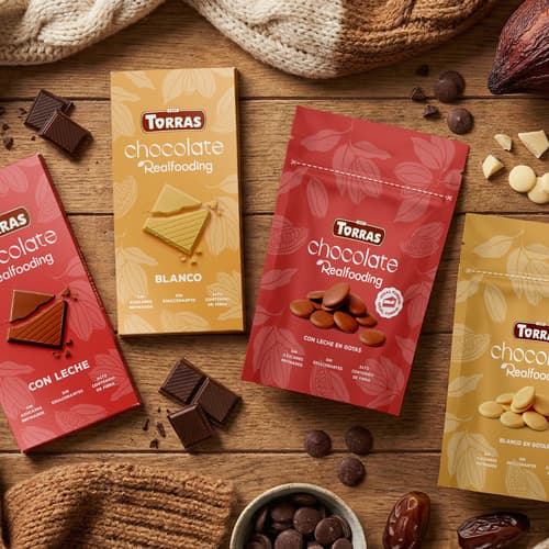 Chocolates Torras lanza la gama “Chocolate Realfooding”
