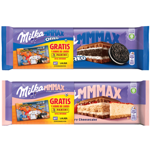 Milka presenta una promoción con regalo directo para los aficionados de LALIGA de la mano de Panini