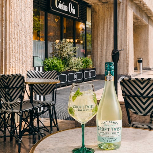 Croft Twist, el spritz del momento, aterriza en Madrid de la mano de Cristina Oria