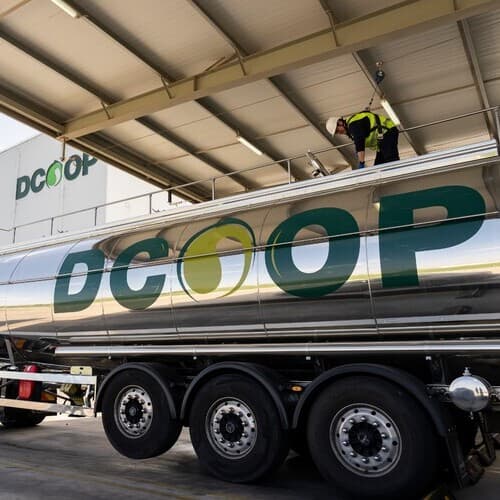 El Grupo Dcoop exportó más de 278 millones de k/l de sus productos en 2025, un 10 % más que en 2024