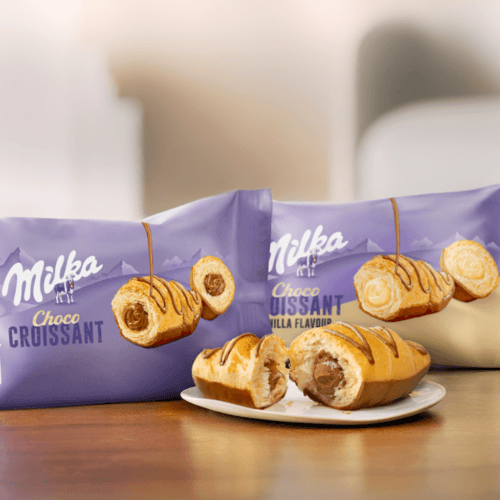Mondelēz International refuerza su apuesta por la categoría de bollería con el lanzamiento de Milka Choco Croissant