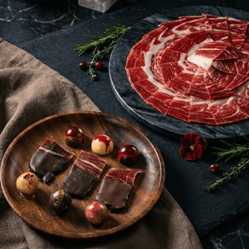 Maridaje Inesperado Monte Nevado: jamón de larga curación y chocolate de autor bajo una armonía sensorial inédita