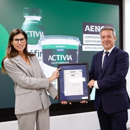Activia y AENOR ponen en valor la autenticidad del kéfir para garantizar la protección del consumidor
