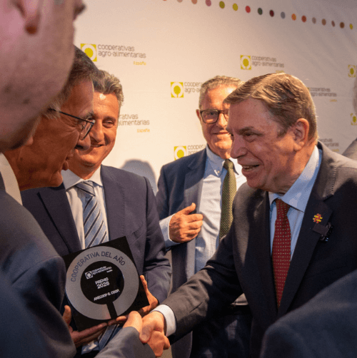Anecoop recibe el Premio Cooperativa del Año de Cooperativas Agro-alimentarias de España