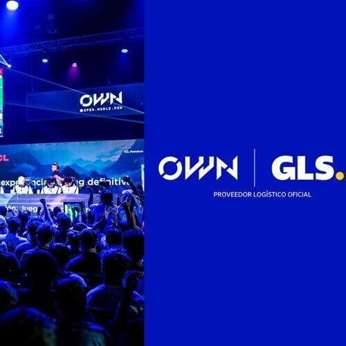 GLS Spain amplía su presencia en el universo gaming y renueva como operador logístico oficial de OWN Valencia