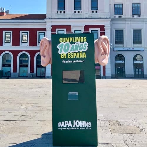 Papa Johns celebra 10 años en España repartiendo más de 1.000 pizzas gratis