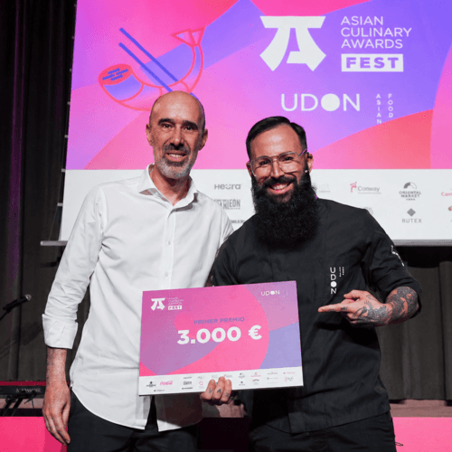 El chef cacereño Alberto Montes gana la X edición de los Asian Culinary Awards de UDON