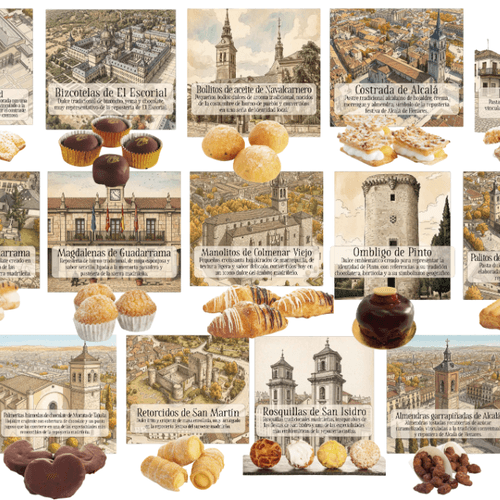 Viena Capellanes y la Comunidad de Madrid llevan la repostería tradicional madrileña al centro internacional de prensa de la visita del papa León XIV a España
