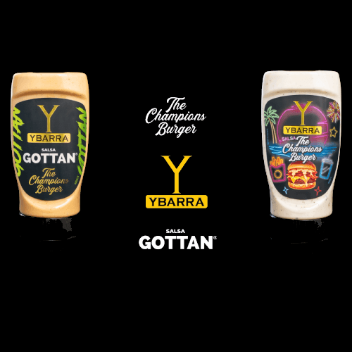 Ybarra lanza campaña de comunicación para sus nuevas salsas The Champions Burger y Gottan