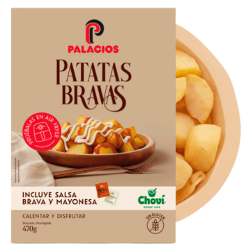 Palacios y Choví suman su saber hacer y lanzan las nuevas Patatas Bravas Palacios