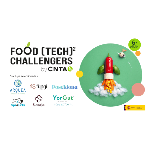 Arquea, Fungi Biotek, Poseidona, Slurpy Petfood, Sporalys y YorGut son las seis startups seleccionadas en la sexta edición de Food (Tech)² Challengers