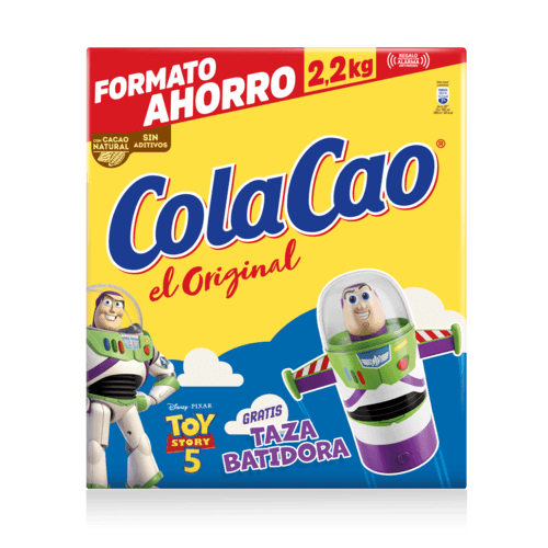 Vive un verano lleno de aventuras junto a ColaCao y la baticao de Buzz Lightyear de Toy Story