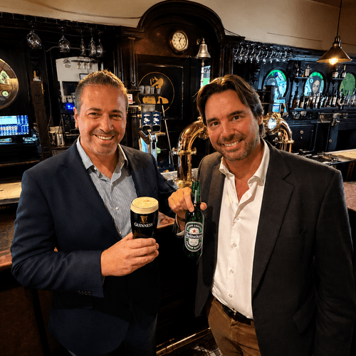 Heineken y Diageo renuevan su acuerdo de distribución exclusiva de Guinness en España tras más de 25 años de colaboración