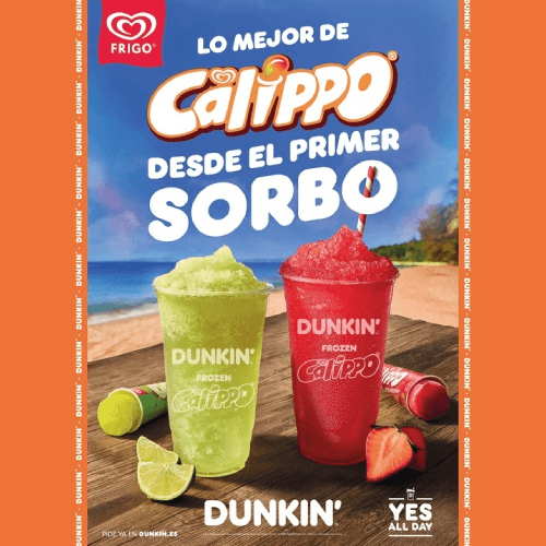 Dunkin' y Frigo reinventan el sabor del verano con "Frozen Dunkin' x Calippo"